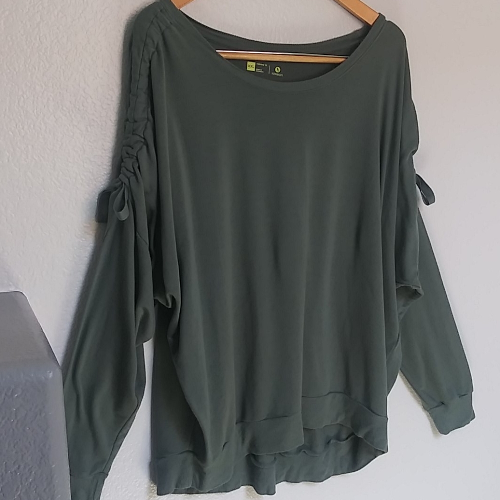 Moss green sweater